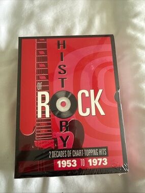 Vintage Rock Box Set - Red 'Hist of Rock' 1953-1973